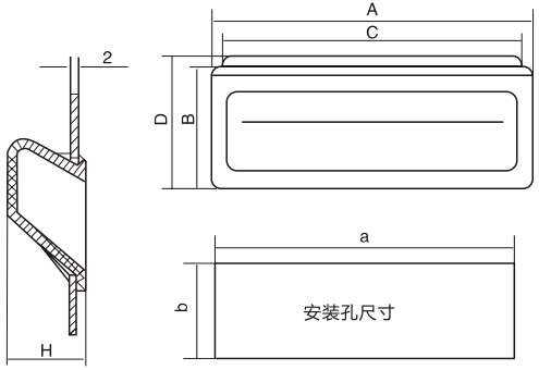 HY8315.9門內(nèi)拉手